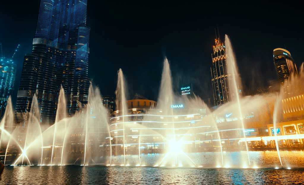Dubai Fountain Walk Bridge