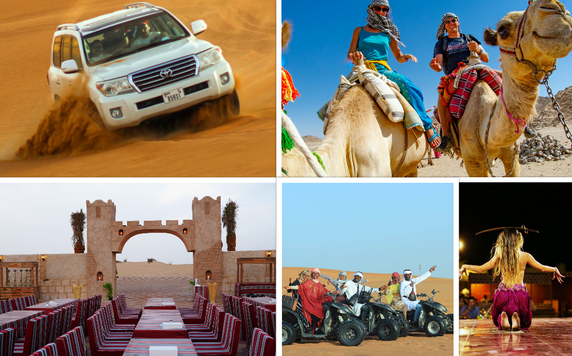 Dubai: Desert Safari, Quad Bike, Camel Ride, and Buffet Dinner